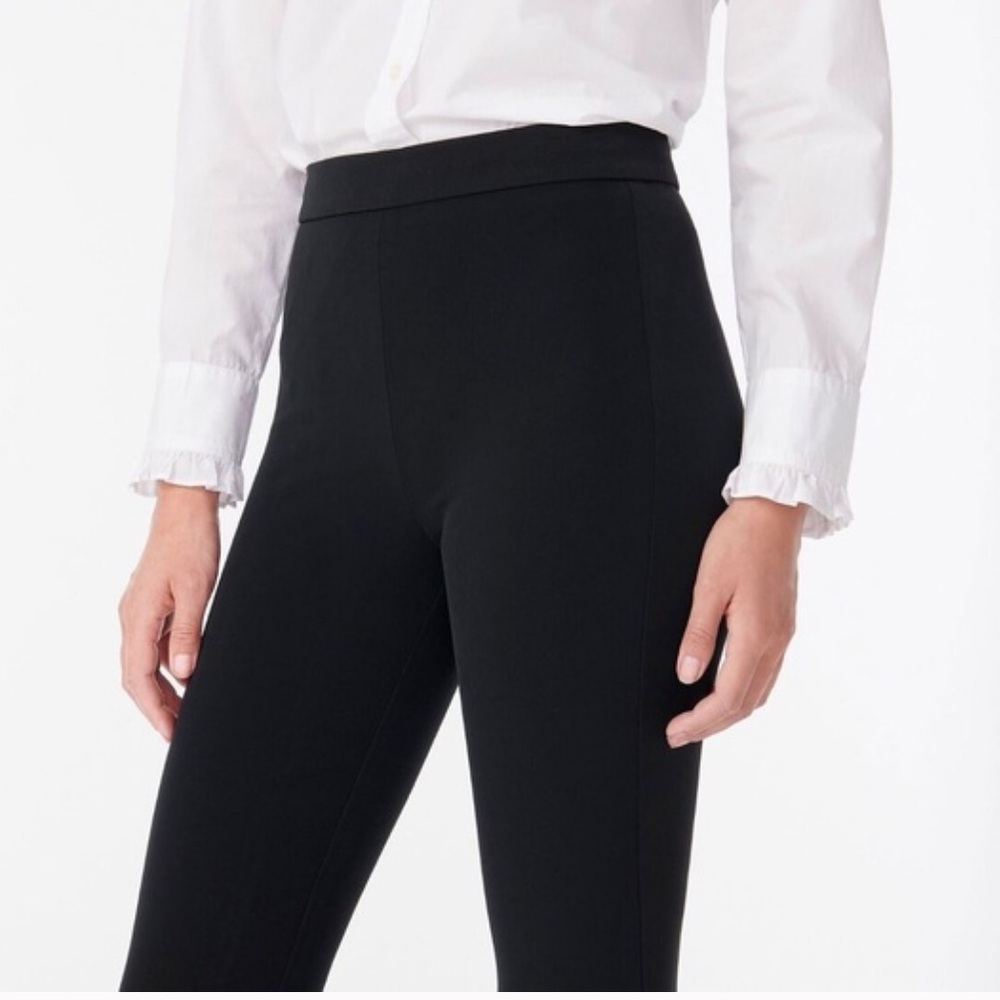 J.Crew Pixie Pant in Stretch Ponte Black Size 8S - Picture 4 of 9